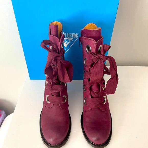 Fluevog Purple Gladstones - Picture 3 of 4